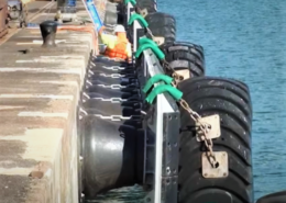 cone-type rubber dock fender