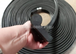 p-type rubber gate seal